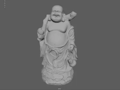 Laughing Buddha Statue for 3d print 3D print model