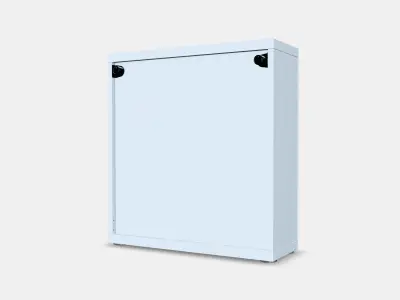 BESTA Shelf unit with door 59 Low-poly 3D model