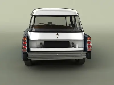 Citroen DS 19 Break 3D model