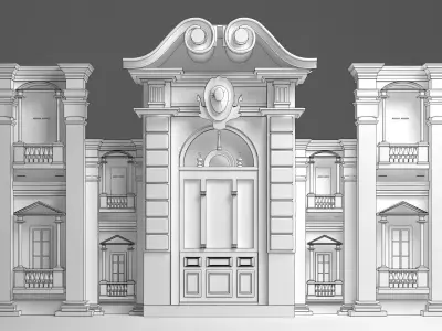 English Wall 3D model purchase