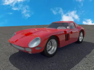 1963 Ferrari 250 GTO 3d model 3D model