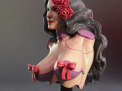 Shelley bust Free 3D print model