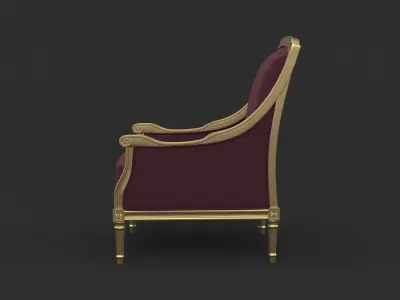 Classic Armchair 3D model