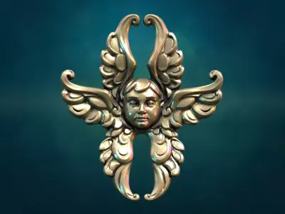 Angel Cherub Decoration 3D print model