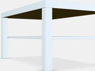 LACK Coffee table 1 Low-poly 3D model