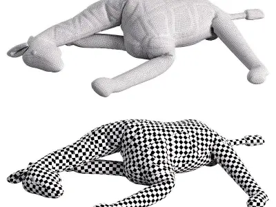  giraffe toy 3D model