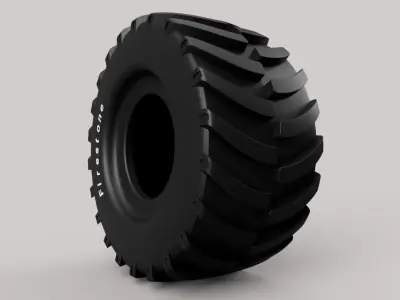 tyre monster truck car wheel 3D model