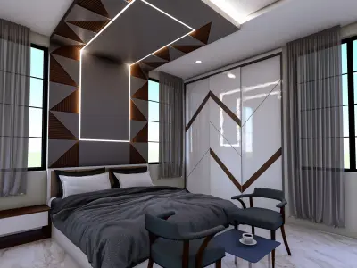 bedroom interior 3D model