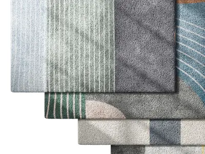 Carpet set 30 3D model