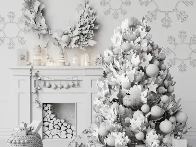 Christmas decoration 3D model purchase