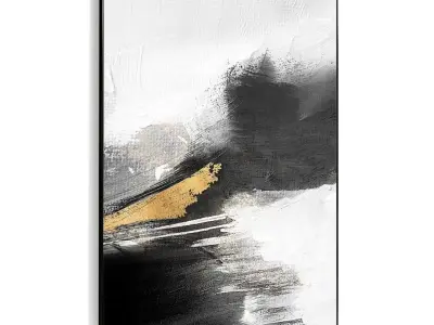 Plaster Two Photo Frame 420 Low-poly 3D model