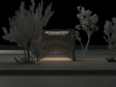 Parametric Facade 3D model