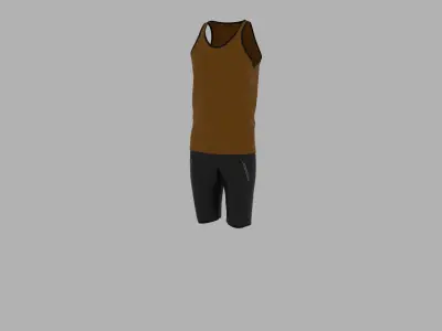 Sport Suit Low-poly 3D model buy