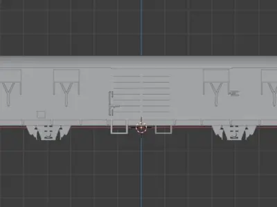 H0 1-87 scale Gbs 263 freight car 3D print model