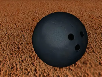 Balls sports Low-poly 3D model