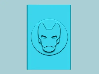Stamp 109 Iron Man - Fondant Decoration Maker Toy 3D print model