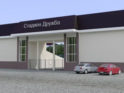 Provincial stadium 3D model