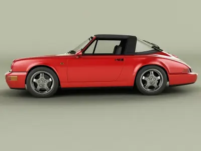 Porsche 911 964 Targa 3D model
