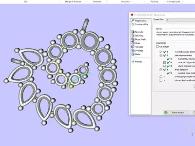 Heart Pendant  3D print model buy