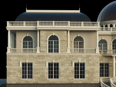 Classic villa 3D model