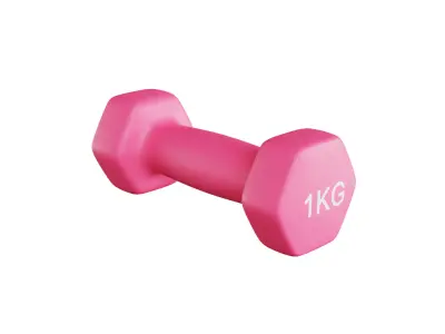 1 Kg Dumbbell 3D model