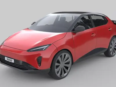 Generic Compact Electric Crossover 3D model