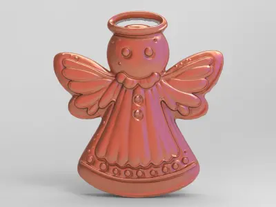Angle cookie decor  3D print model