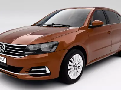 Volkswagen Lavida Qihang 2019 Low-poly 3D model