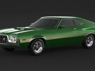 Ford Gran Torino Sport 3D model