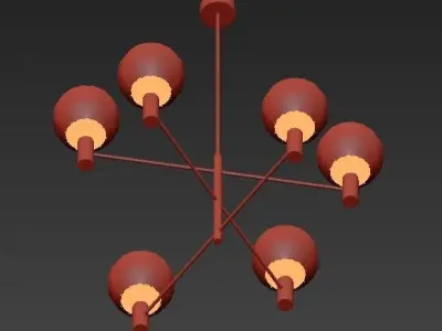 Helix Chandelier 3D model
