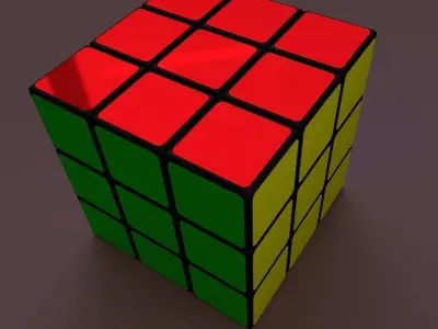 Rubiks Cube 3D model