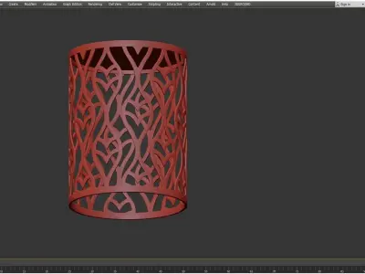 Round Accent Table Hemingway Islands 3D model