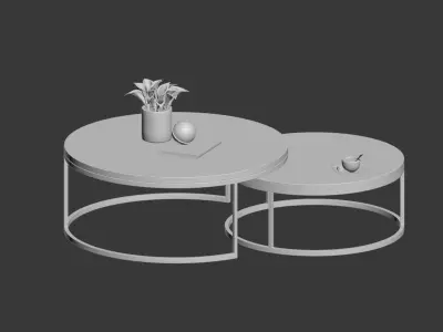 Kanta Nested Coffee Tables Boydblue 3D model