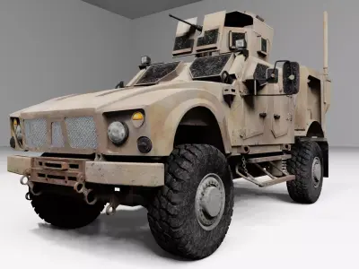 Oshkosh M-ATV Low-poly 3D model