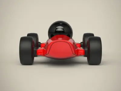 Racing Toy Car 3D model