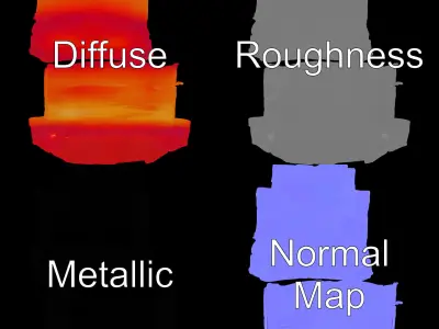 Vibrant Sunset Pillow model pack for immersive environments Low-poly 3D model