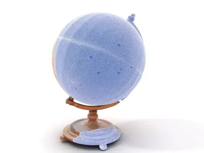 Vintage Globe model pack Low-poly 3D model