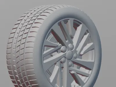 Alloy Wheel 3D model