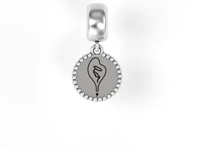 Third hail mary Charm 3D print model