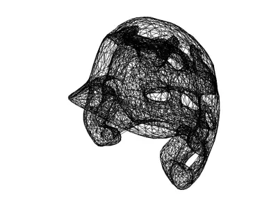 Baseball Helmet 3D Model STL FBX OBJ Digital Download 3D print model