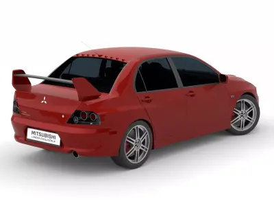 Mitsubushi Lancer Evo 9 3D model