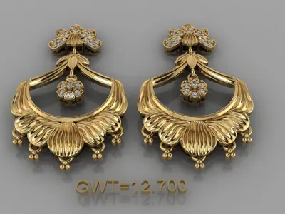 FASION EARING 3D model shop