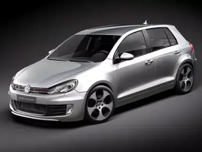 Volkswagen Golf 6 GTI 3D model