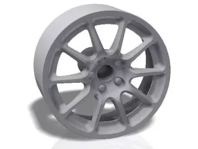 10 spokes rim - print model 3D print model