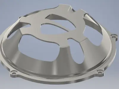 Clutch cover Italian MOTORSPORT 3D print model