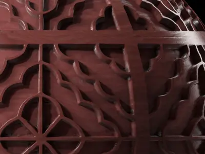 Wood Materials 15- leather Panels Pbr 4k Seamless Low-poly 3D model