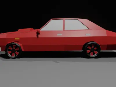 low poly car Free low-poly 3D model by alpha55 from CGTrader