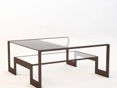 Bolier Modern Luxury Metal Cocktail Table 93018 3D model