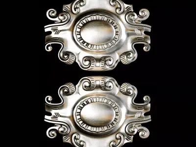Classic carved 061 3D model