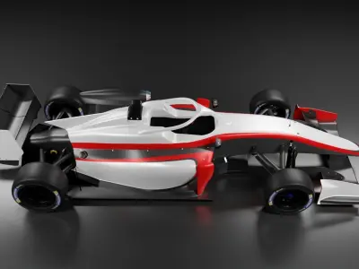 f3 model racing car 3D model